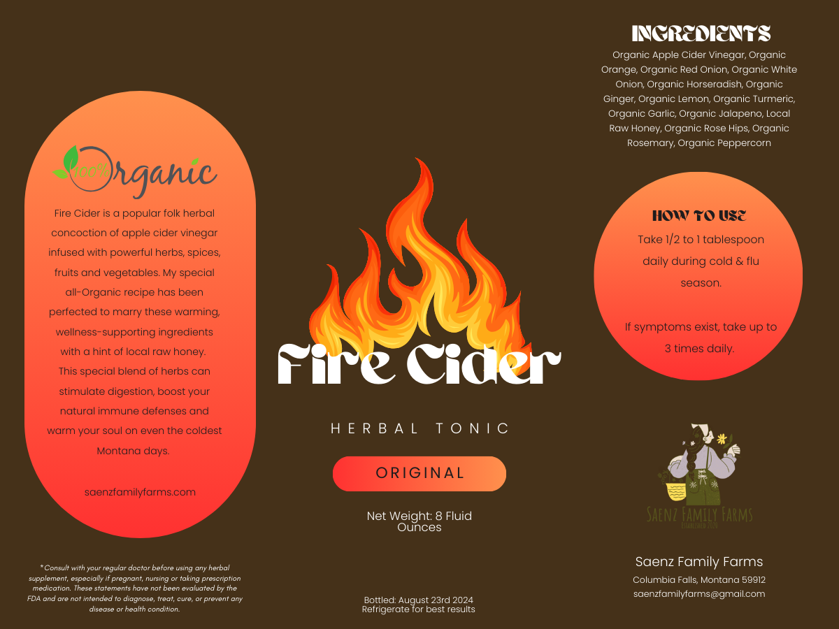 Organic Fire Cider