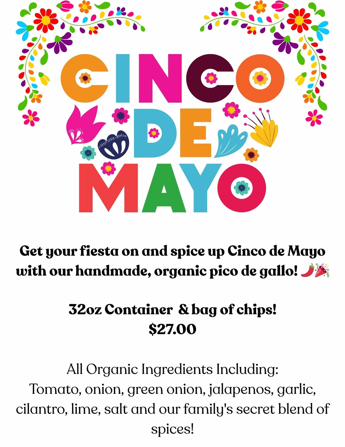 Pico de Gallo:Friday August 1st