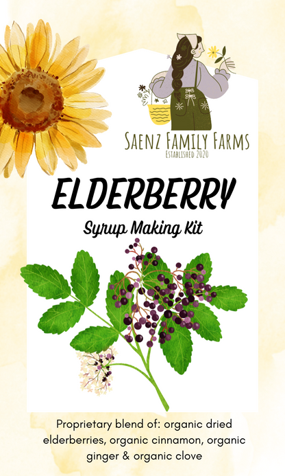 Elderberry Syrup DIY Kit