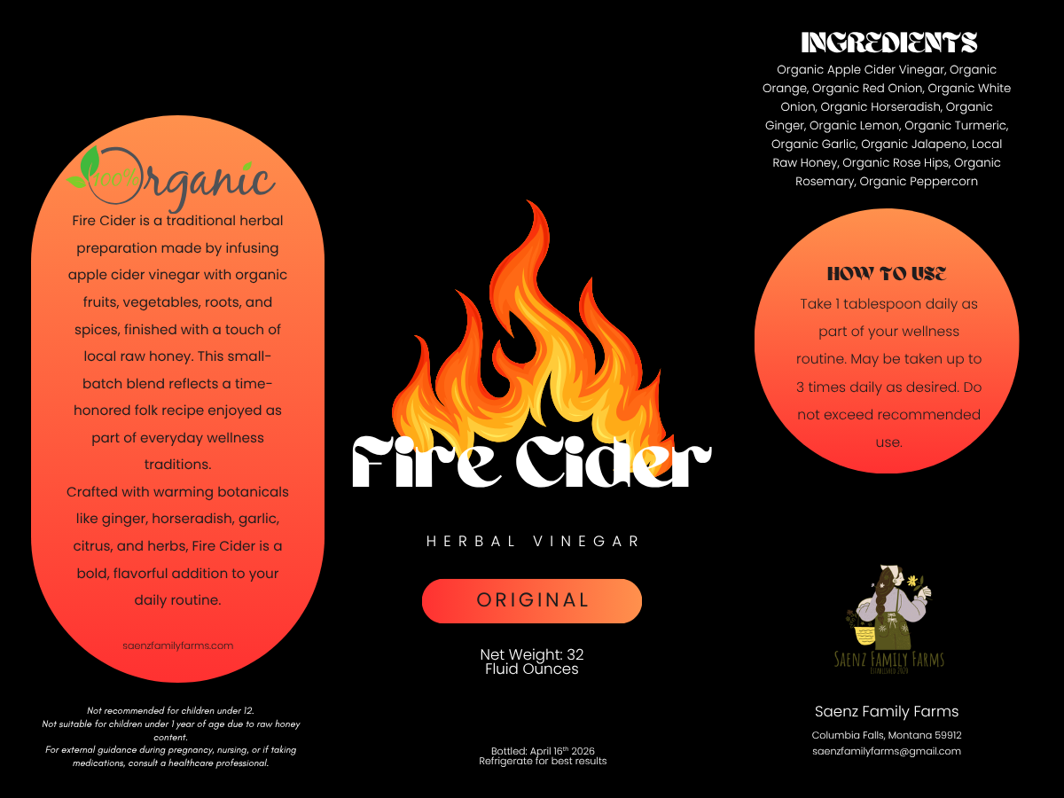 Organic Fire Cider
